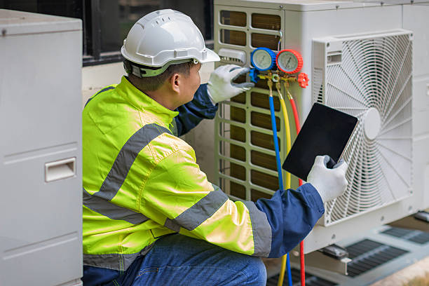 Professional Hvac technician working in Era, TX
